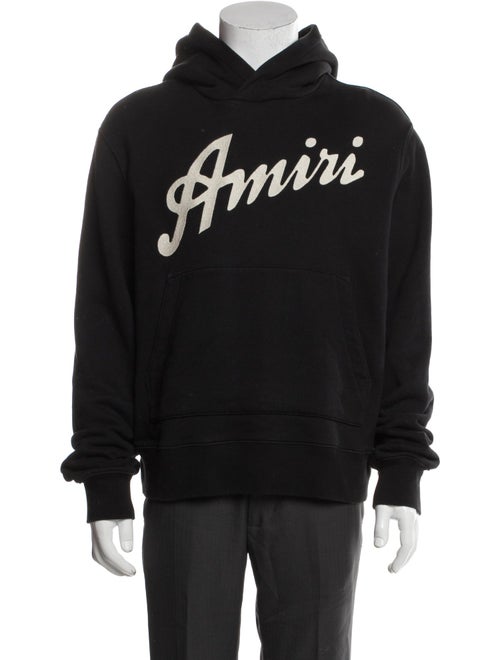 Amiri Signature Logo Graphic Print Hoodie