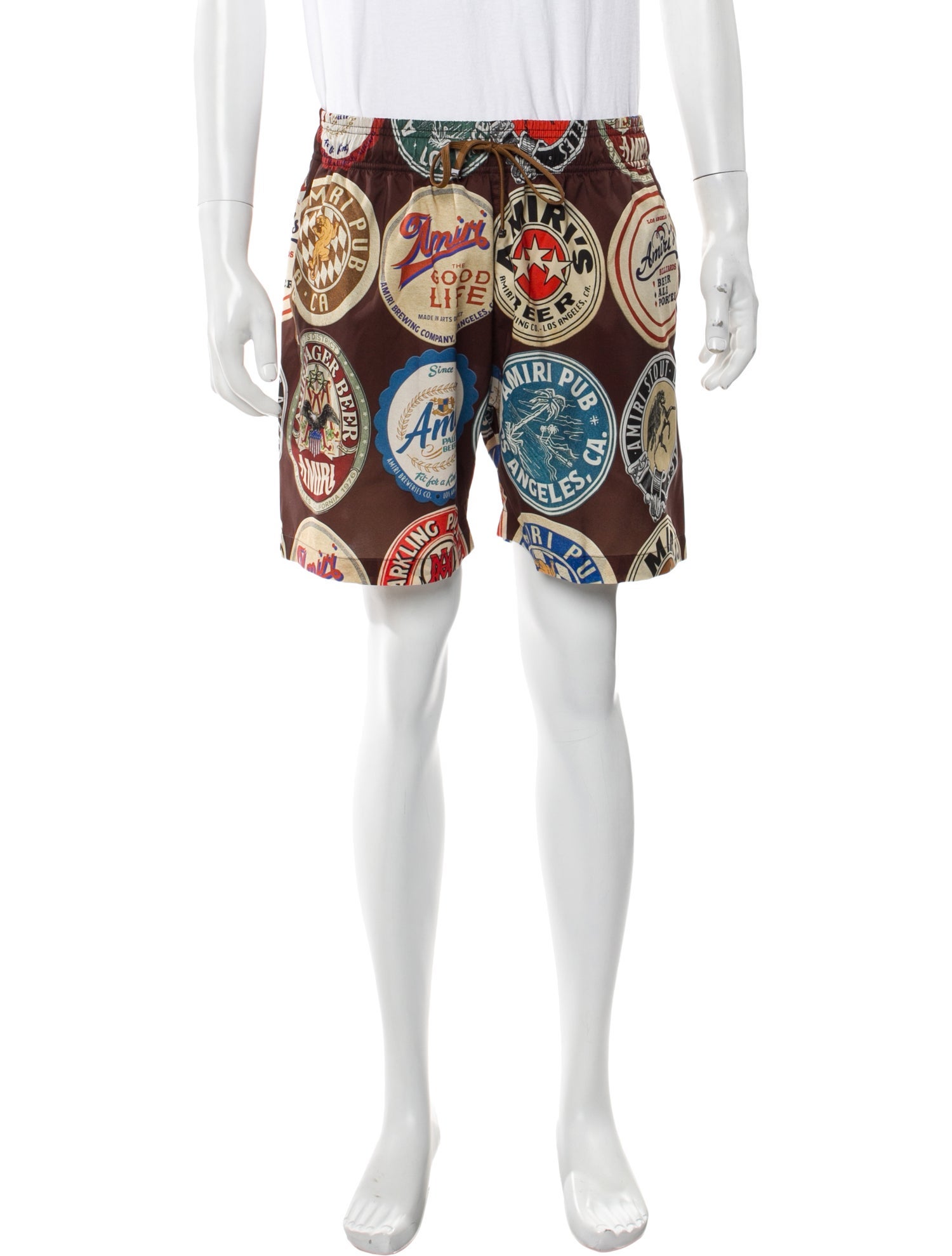 Amiri Printed Swim Trunks w/ Tags