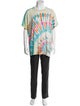 Amiri Tie-Dye Print Crew Neck T-Shirt