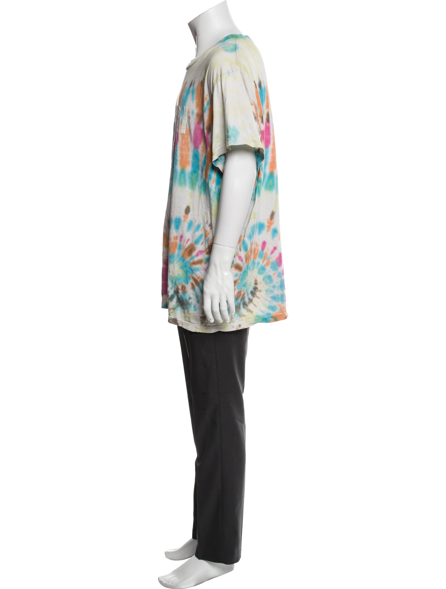 Amiri Tie-Dye Print Crew Neck T-Shirt