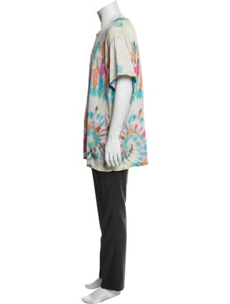 Amiri Tie-Dye Print Crew Neck T-Shirt