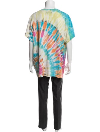 Amiri Tie-Dye Print Crew Neck T-Shirt