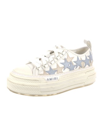 Amiri Leather Printed Sneakers