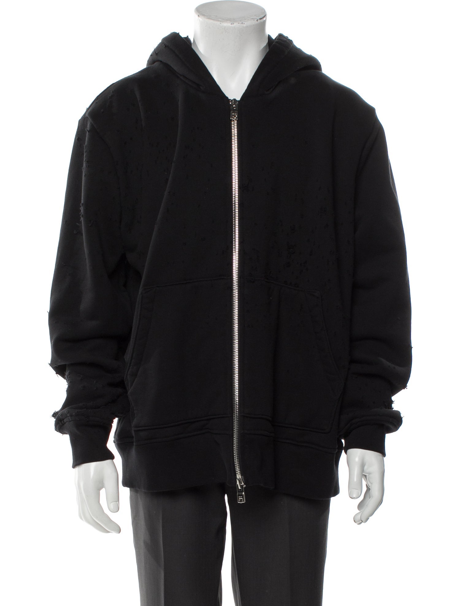 Amiri V-Neck Long Sleeve Hoodie