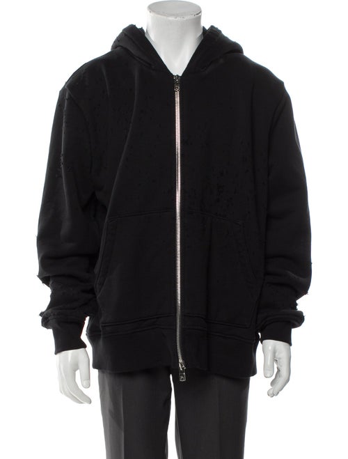 Amiri V-Neck Long Sleeve Hoodie