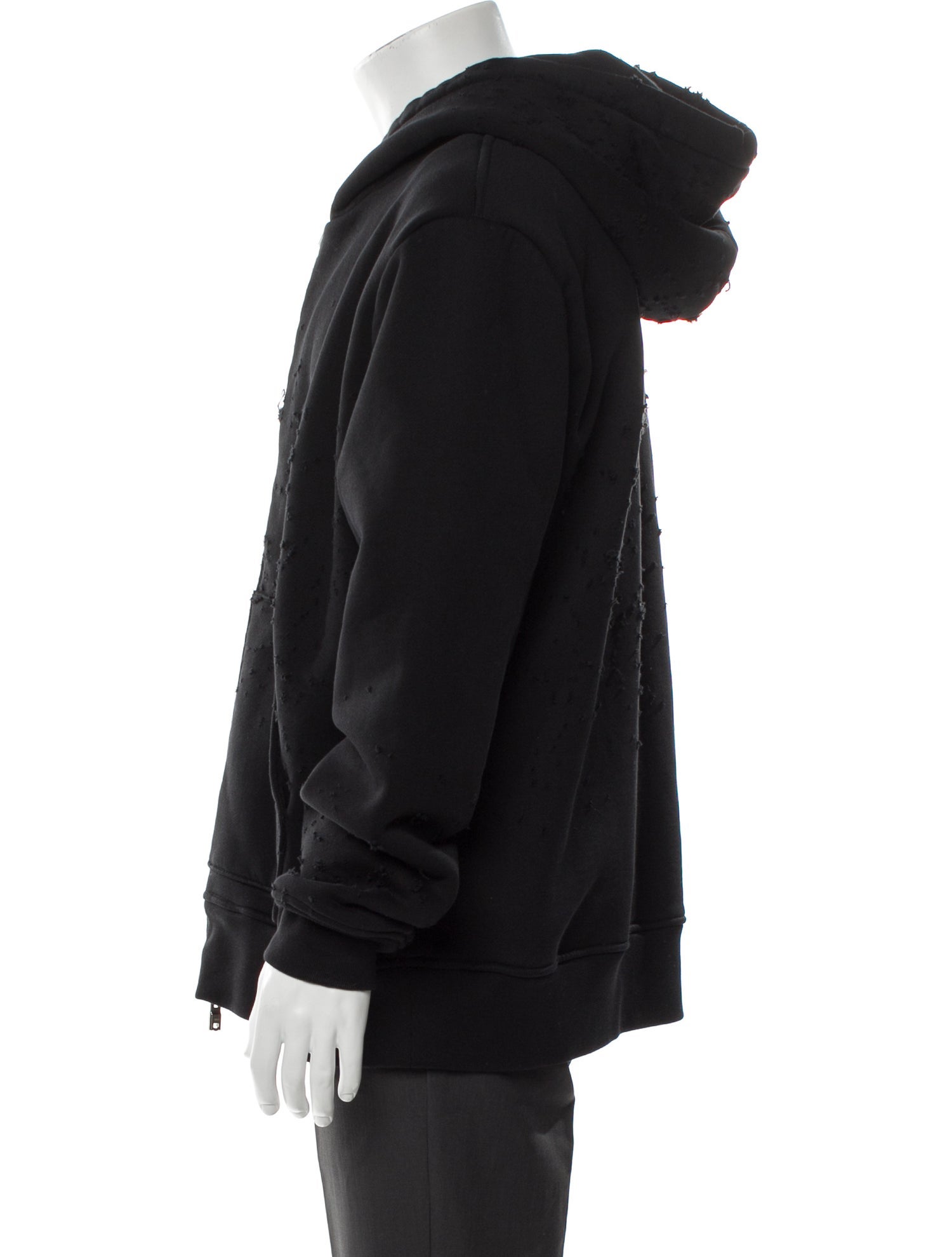 Amiri V-Neck Long Sleeve Hoodie