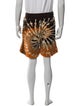 Amiri Tie-Dye Print Jogger Shorts