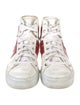 Amiri Leather Colorblock Pattern Sneakers