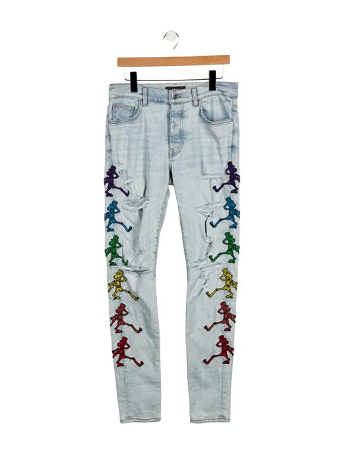 Amiri Mid-Rise Skinny Leg Jeans
