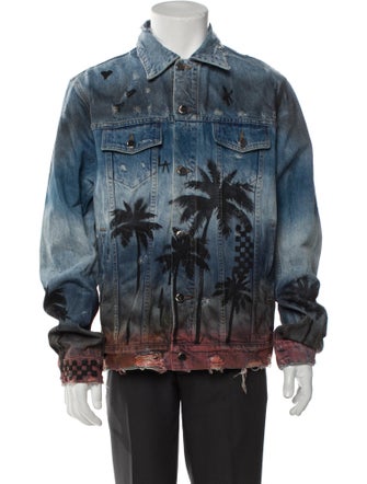 Amiri Printed Denim Jacket