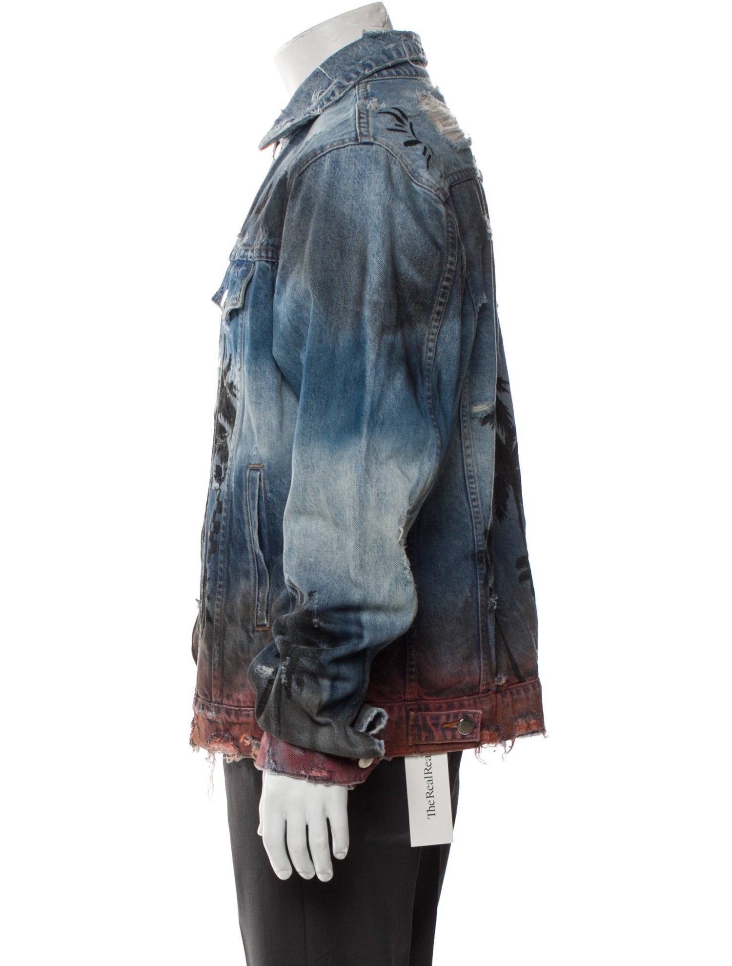Amiri Printed Denim Jacket