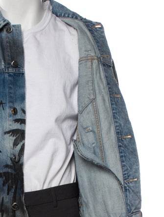 Amiri Printed Denim Jacket
