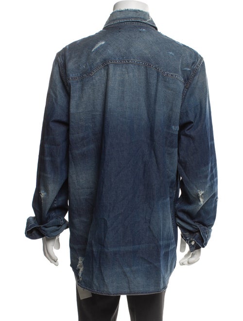 Amiri Long Sleeve Denim Shirt