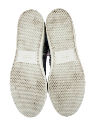 Amiri Canvas Paisley Print Sneakers