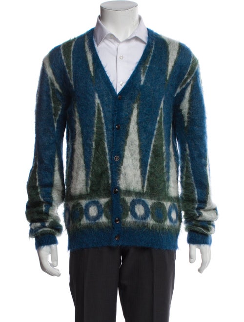 Amiri Striped V-Neck Cardigan