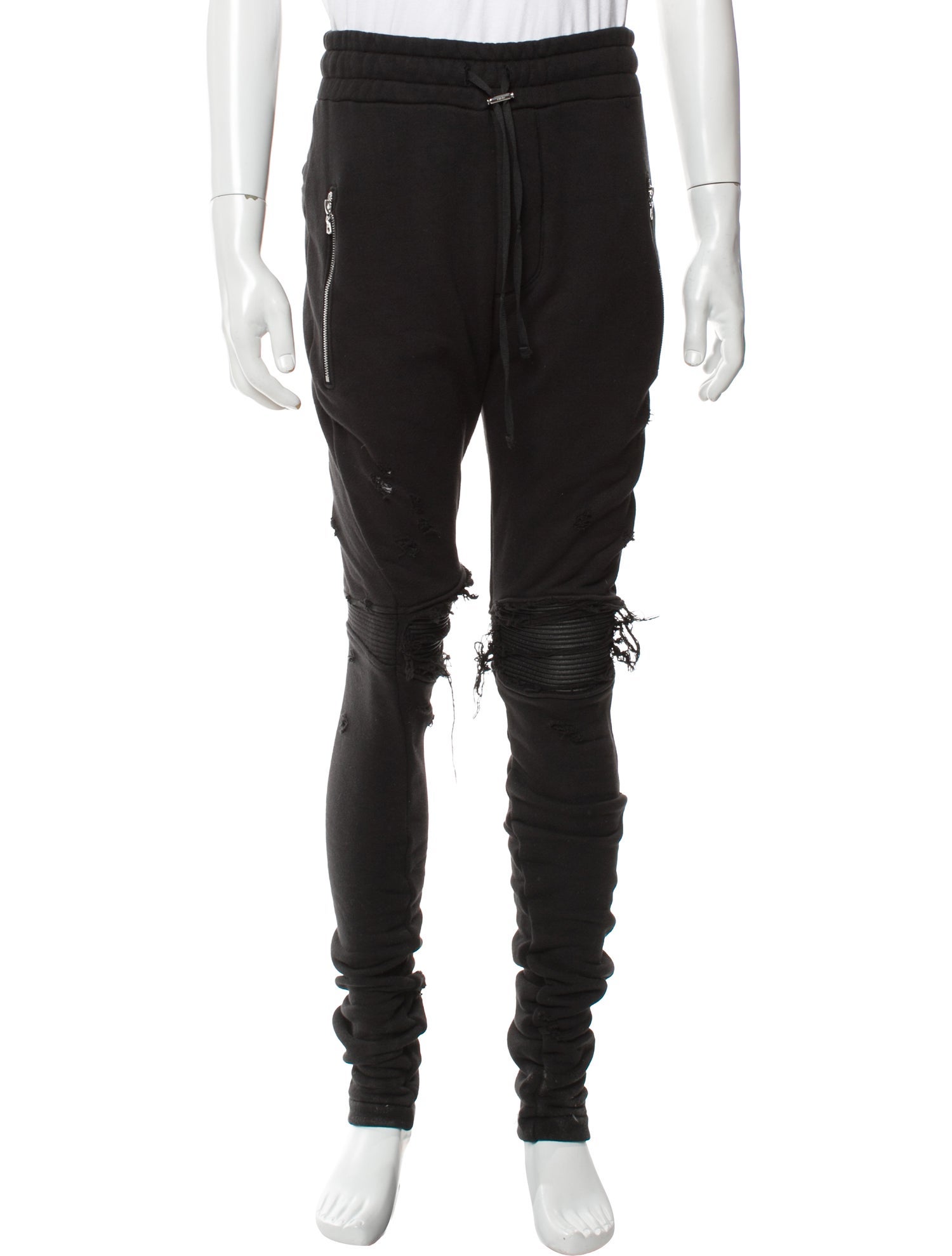 Amiri Distressed Accents Lounge Bottoms
