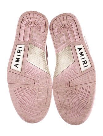 Amiri Leather Leather Trim Embellishment Sneakers