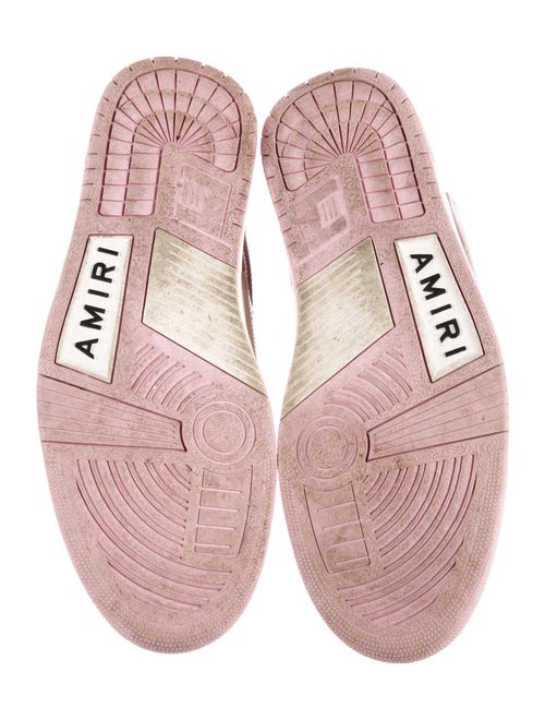 Amiri Leather Leather Trim Embellishment Sneakers