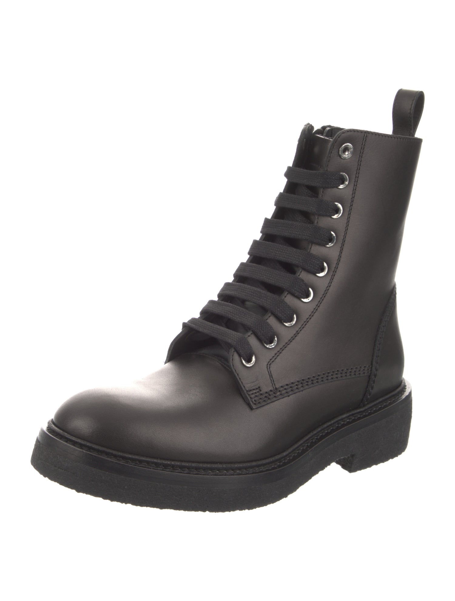 Amiri Leather Lace-Up Boots