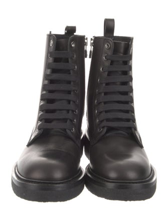 Amiri Leather Lace-Up Boots