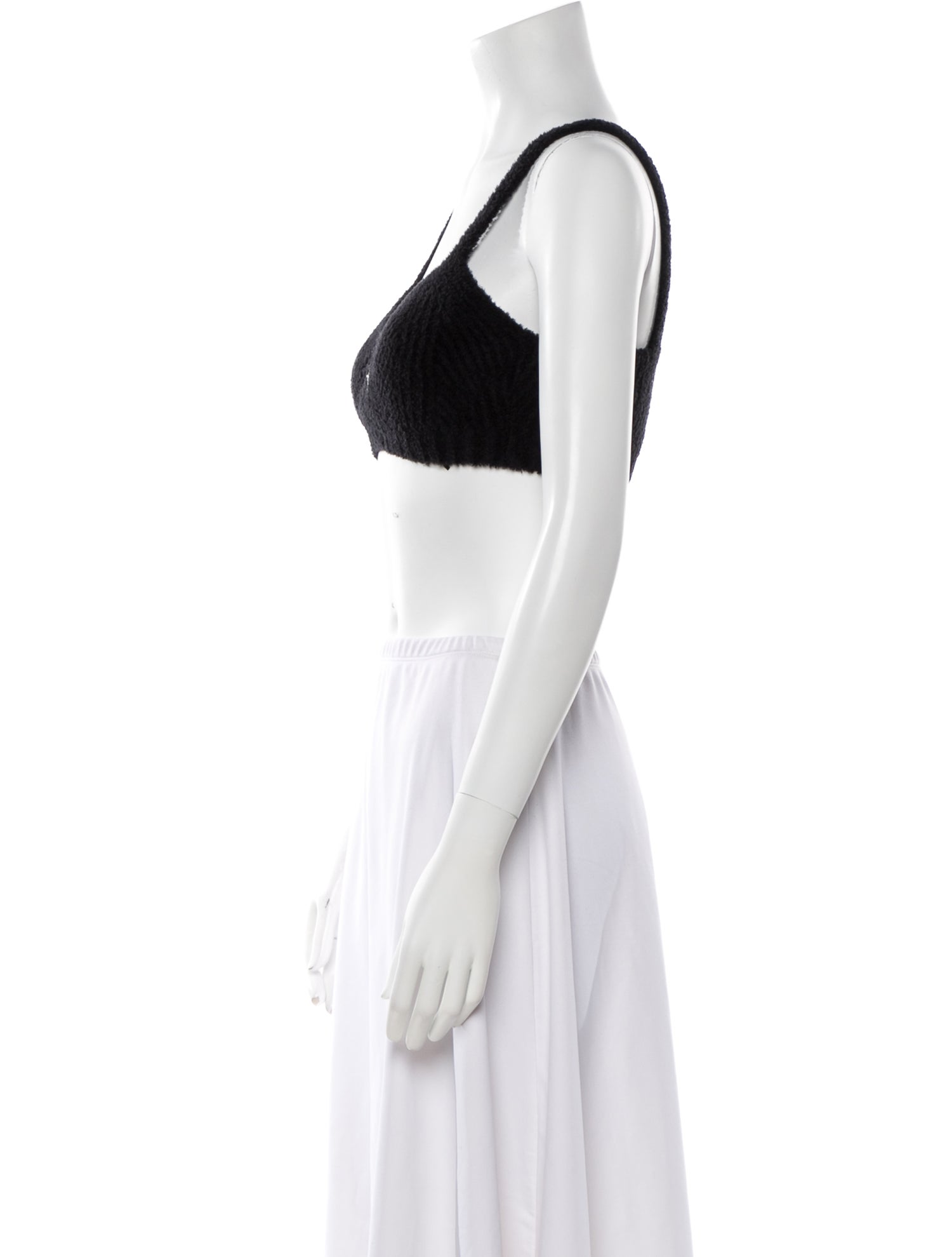 Amiri Square Neckline Sleeveless Crop Top w/ Tags