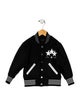 Amiri toddler boys' black and white jacket
