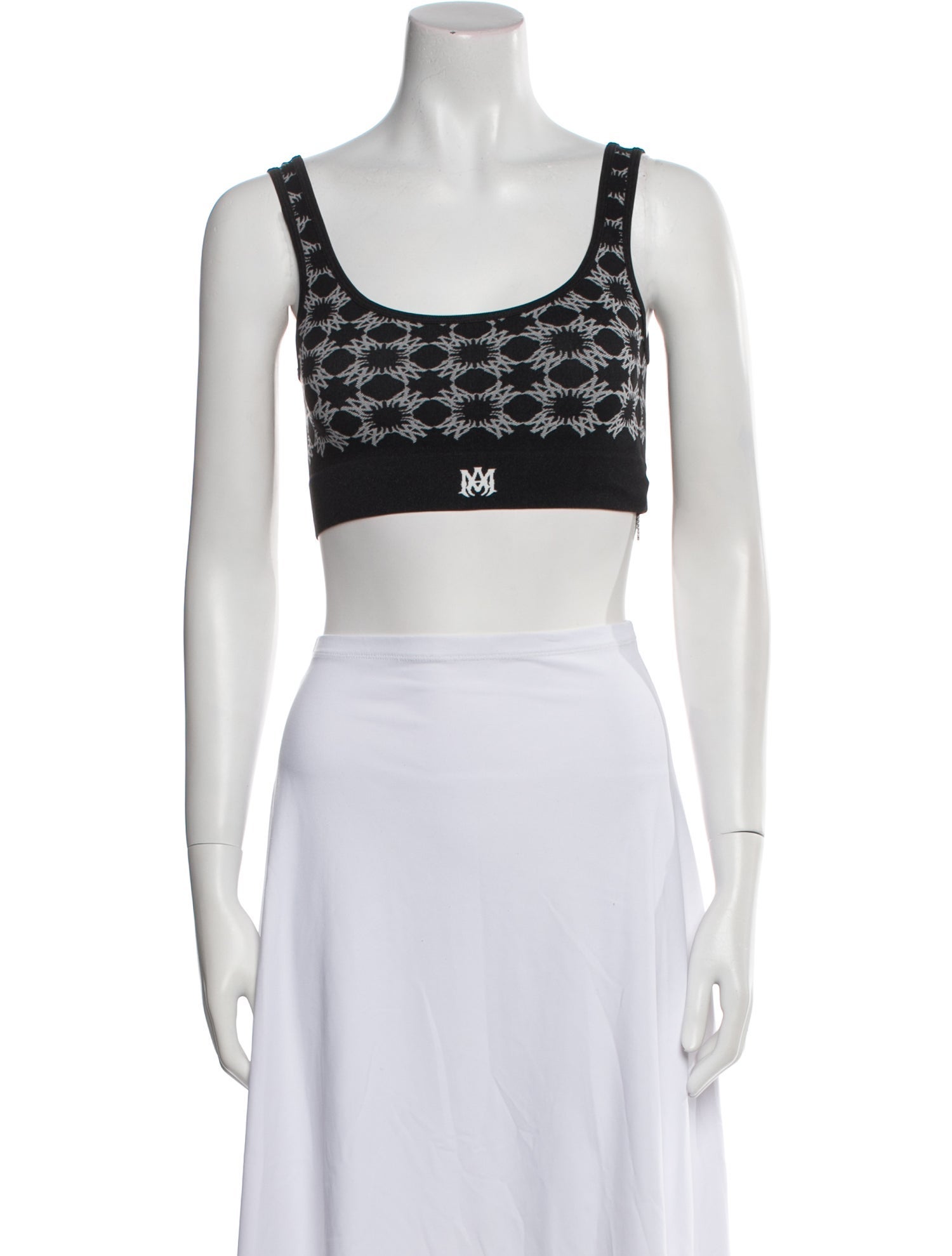 Amiri MA Quad Printed Crop Top