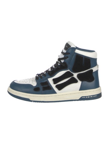 Amiri Sneakers Leather Colorblock Pattern 7