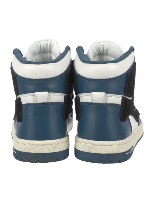 Amiri Leather Colorblock Pattern Sneakers