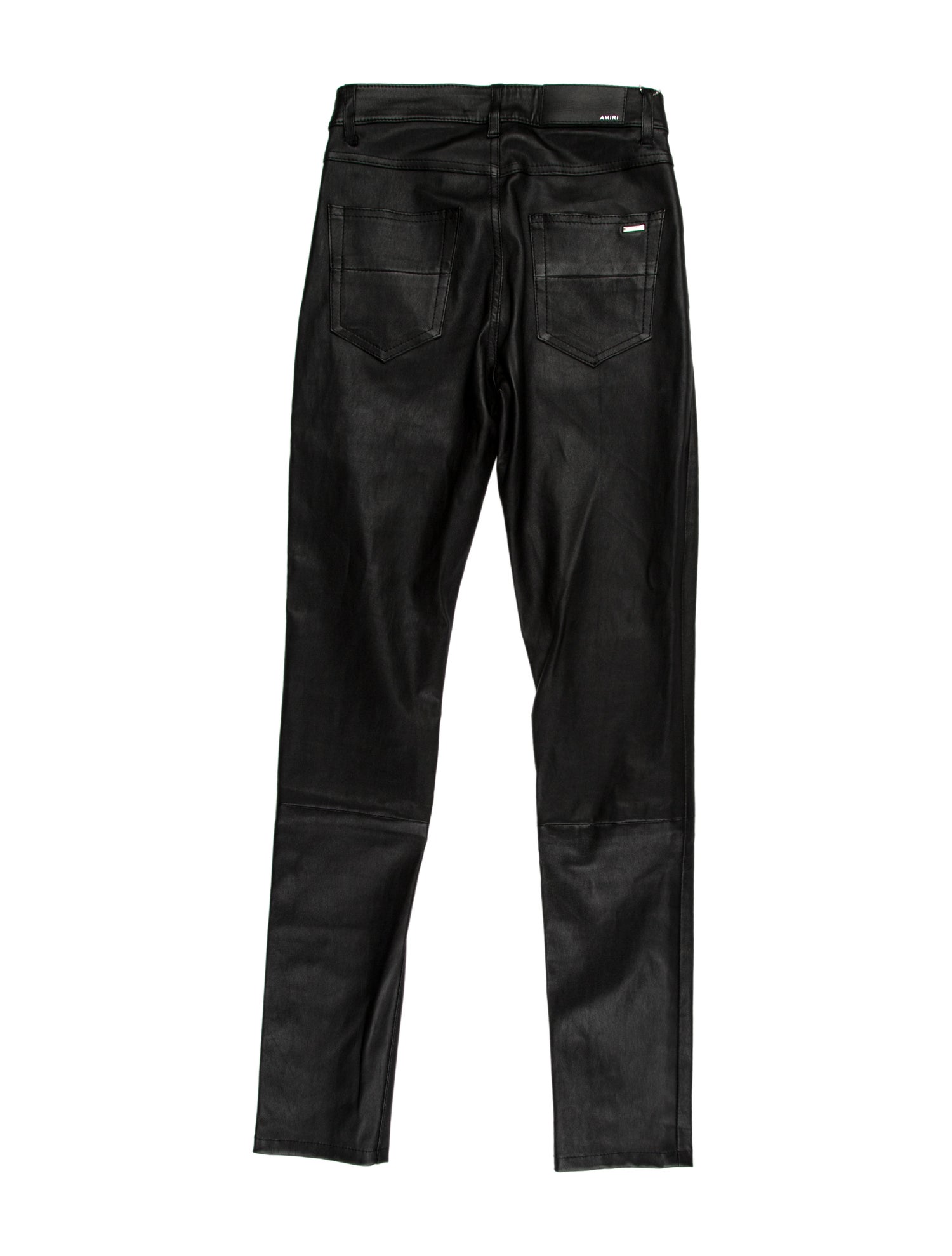 Amiri Leather Skinny Leg Pants