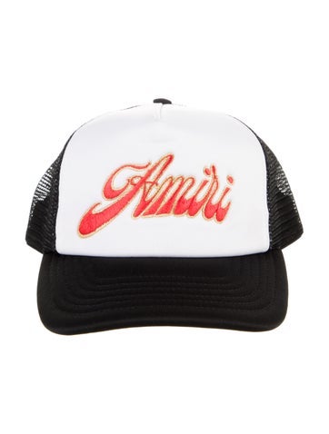 Amiri Hats Logo Mesh Baseball Hat