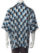 Amiri Silk Plaid Print Shirt