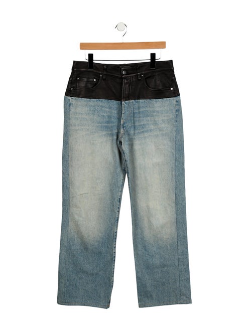 Amiri High-Rise Wide Leg Jeans