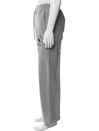 Amiri Graphic Print Embroidered Accent Lounge Bottoms