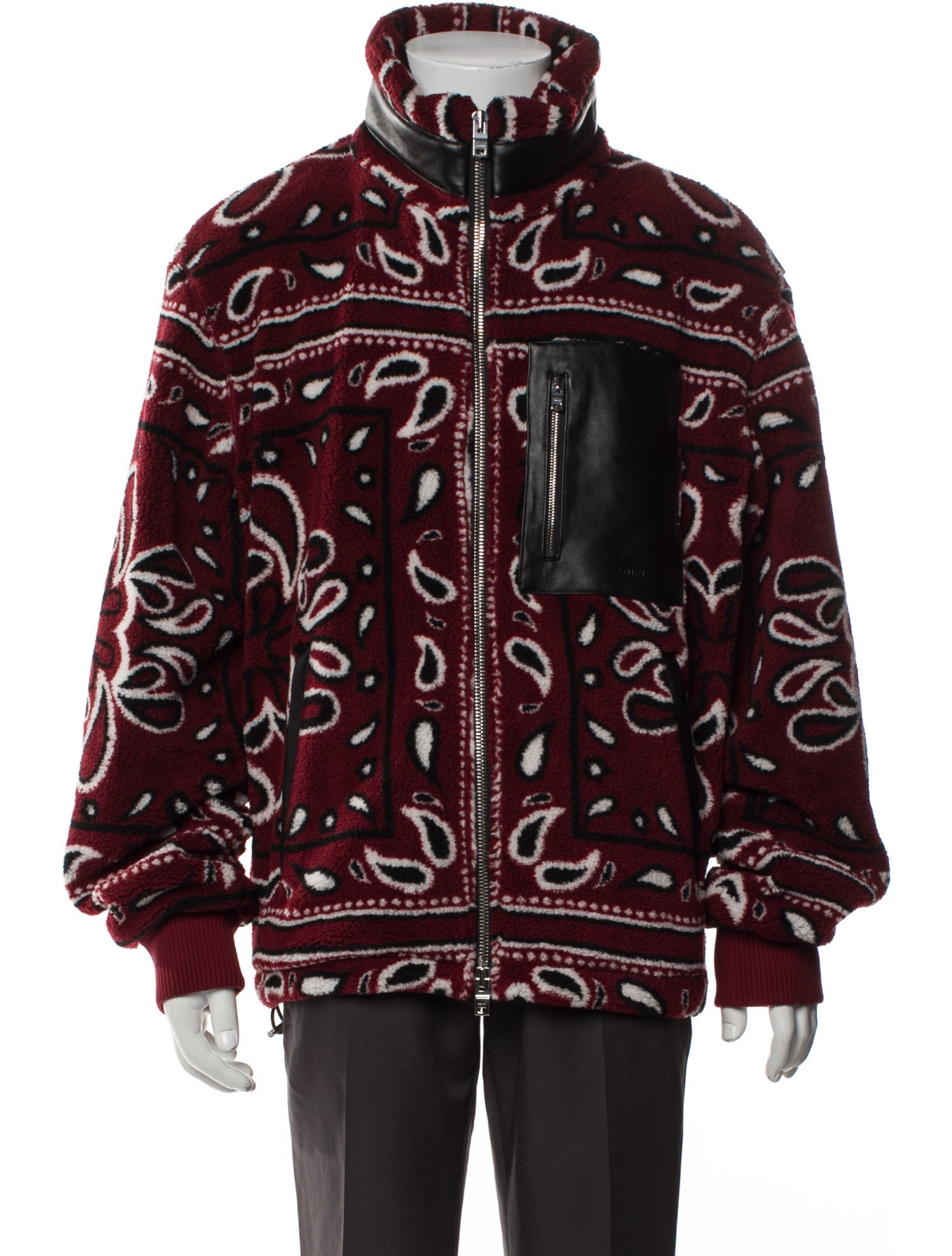 Amiri Paisley Print Windbreaker w/ Tags