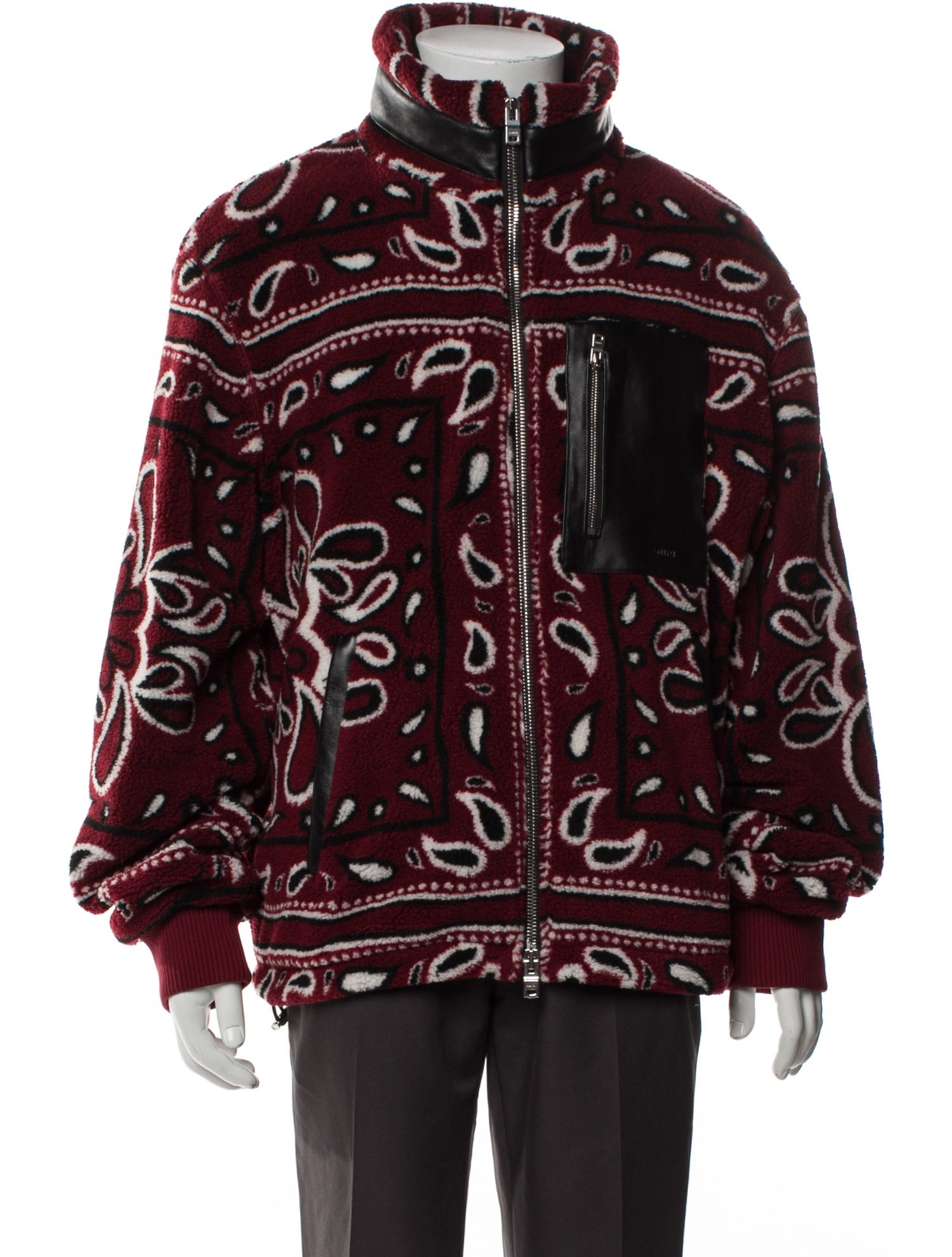 Amiri Paisley Print Parka w/ Tags