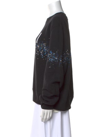 Amiri Graphic Print Crew Neck Sweatshirt