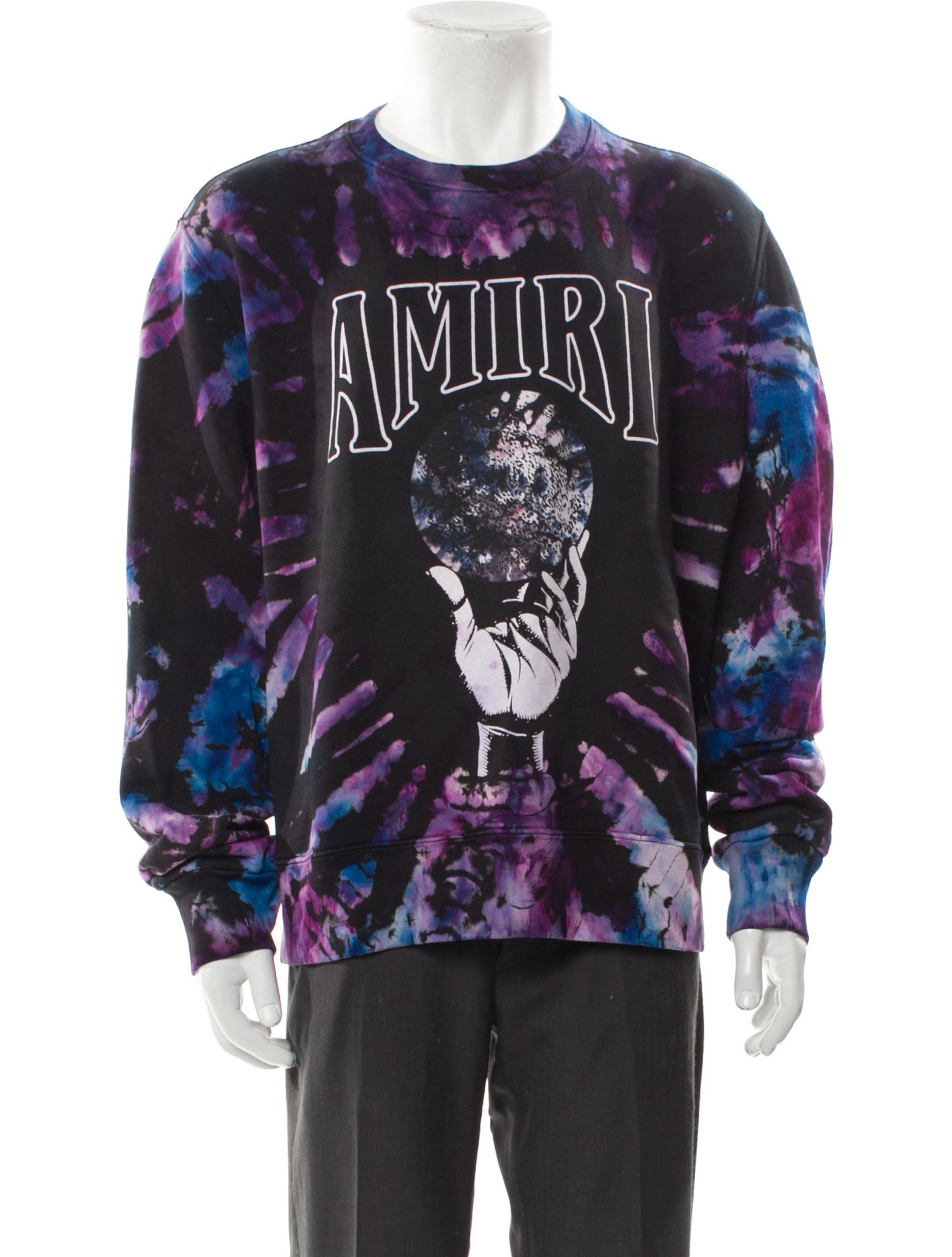 Amiri Printed Crew Neck Sweatshirt