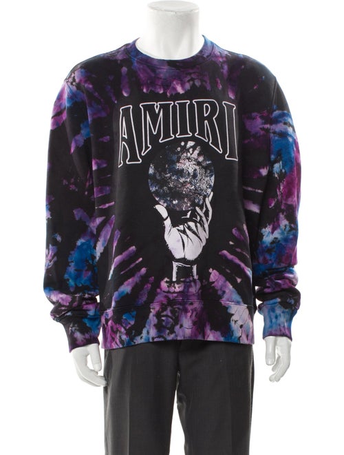 Amiri Printed Crew Neck Sweatshirt