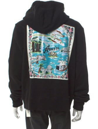 Amiri Graphic Print Crew Neck Hoodie