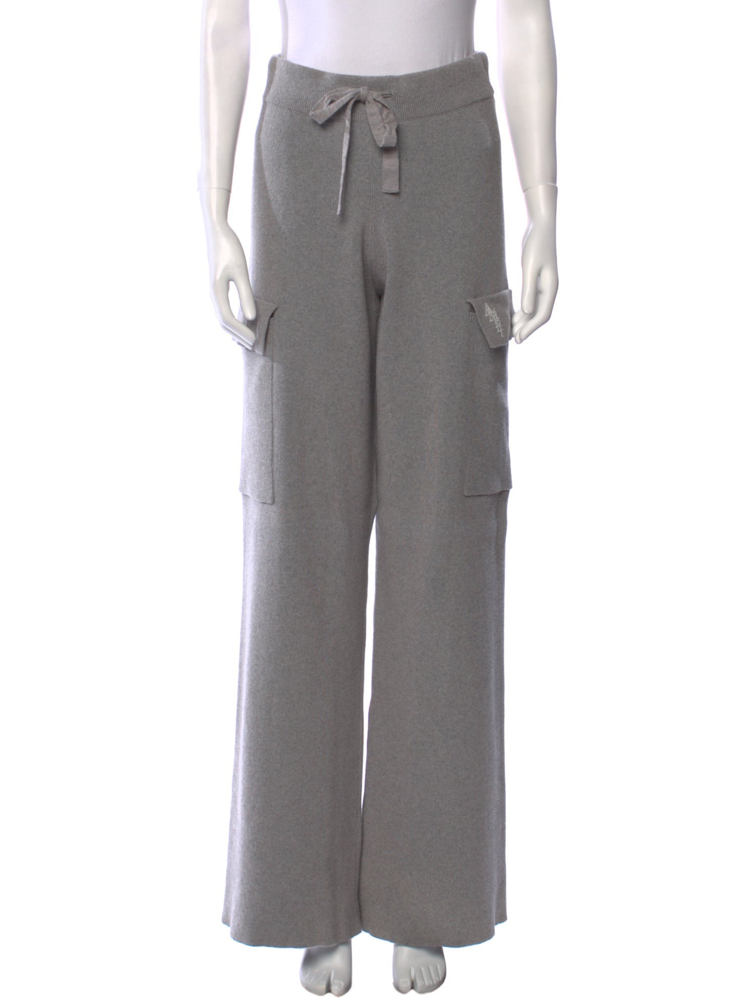 Amiri Cashmere Wide Leg Pants