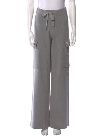 Amiri Cashmere Wide Leg Pants