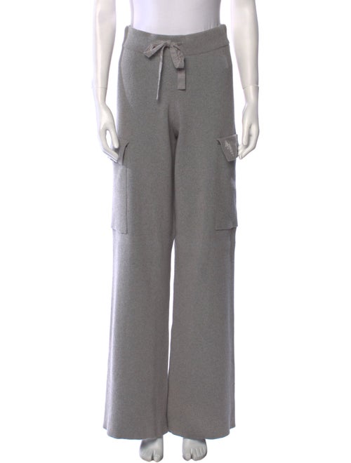 Amiri Cashmere Wide Leg Pants