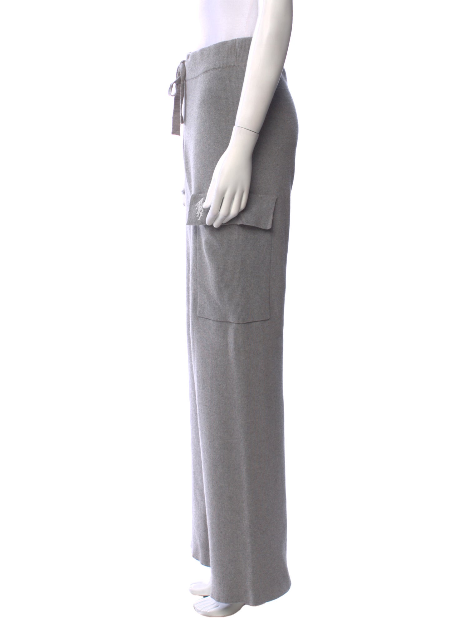 Amiri Cashmere Wide Leg Pants