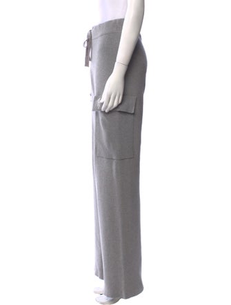 Amiri Cashmere Wide Leg Pants