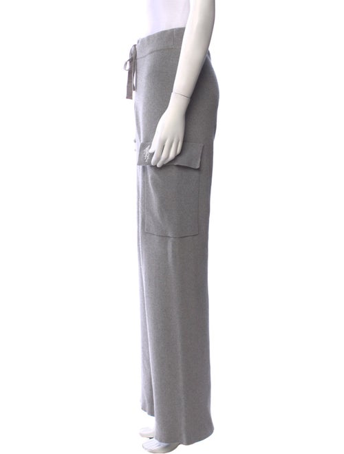 Amiri Cashmere Wide Leg Pants