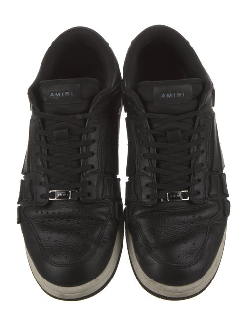 Amiri Leather Lasercut Accents Sneakers
