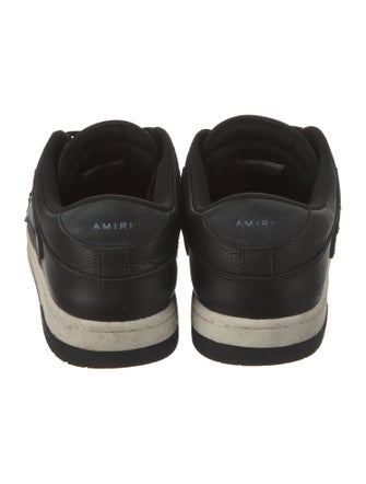 Amiri Leather Lasercut Accents Sneakers