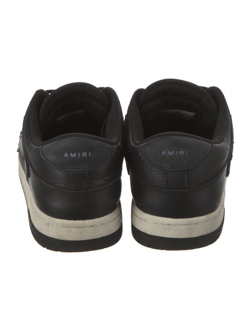 Amiri Leather Lasercut Accents Sneakers