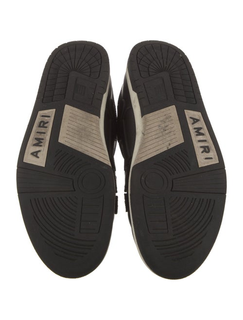 Amiri Leather Lasercut Accents Sneakers